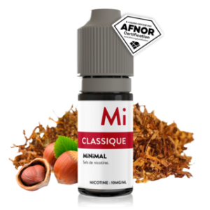 minimal classique en sel de nicotine 10 mg de chez fuu