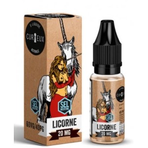 la licorne de chez Curieux en sel de nicotine 20 mg