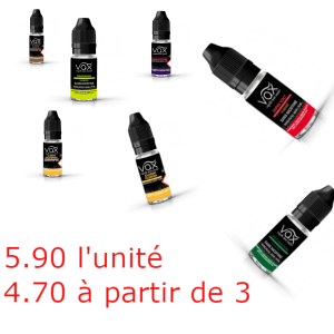 booster de nicotine le moins cher : 0.75€