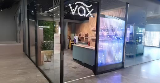 Photo façade magasin de vapote Vax